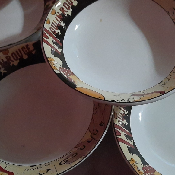 VTG:#8 SangoMoulin Rouge Salad bowl - Picture 4 of 16